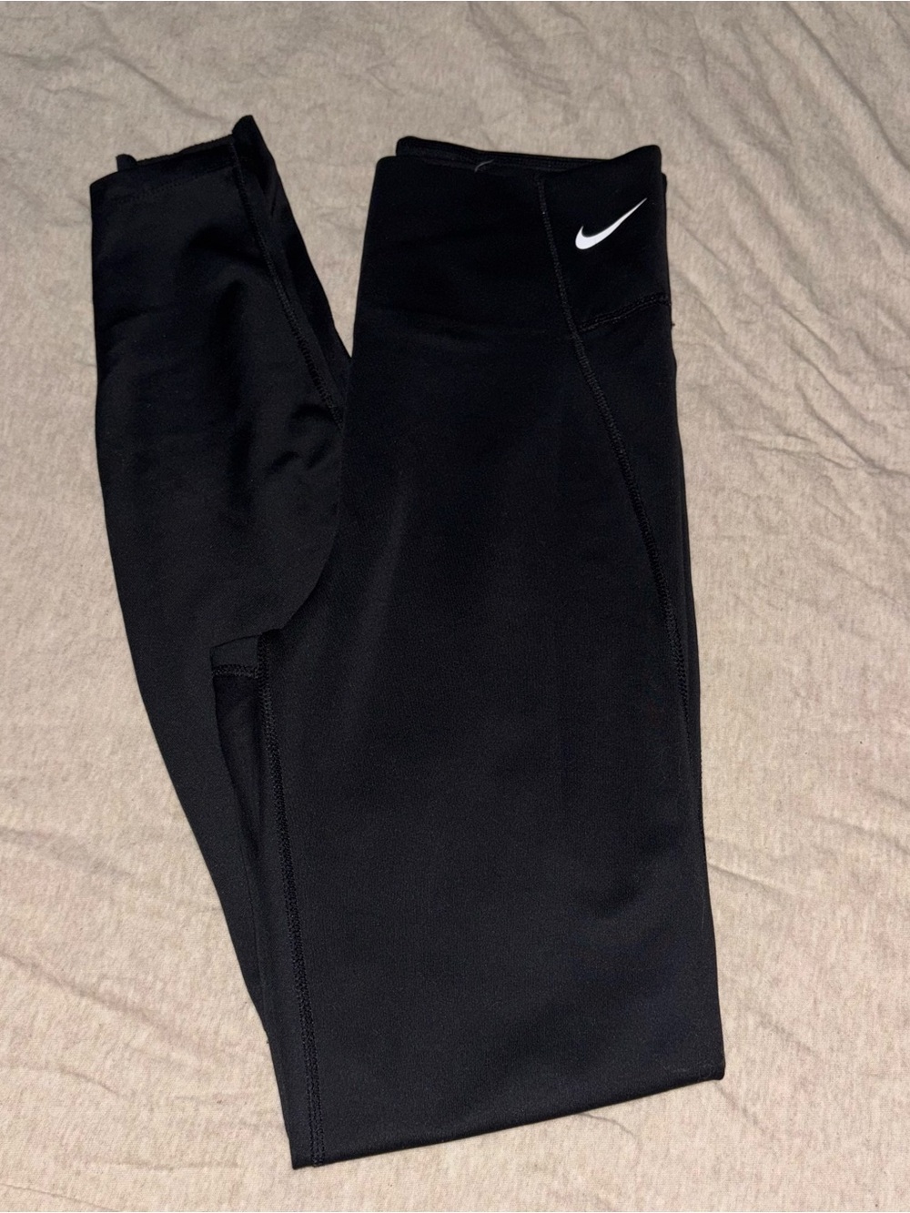 Nike Dri-FIT High-Waisted Athletic Tight Leggings - Size XS - Black